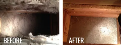 DUCT CLEANING beforeafter