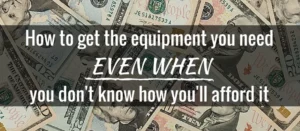 Getting the Equipment You Need Even When You Don't Know How You'll Afford It - Air Systems